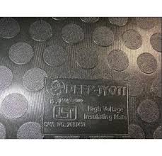DEEP-JYOTI Black Electrical Rubber Mats 10 m_1