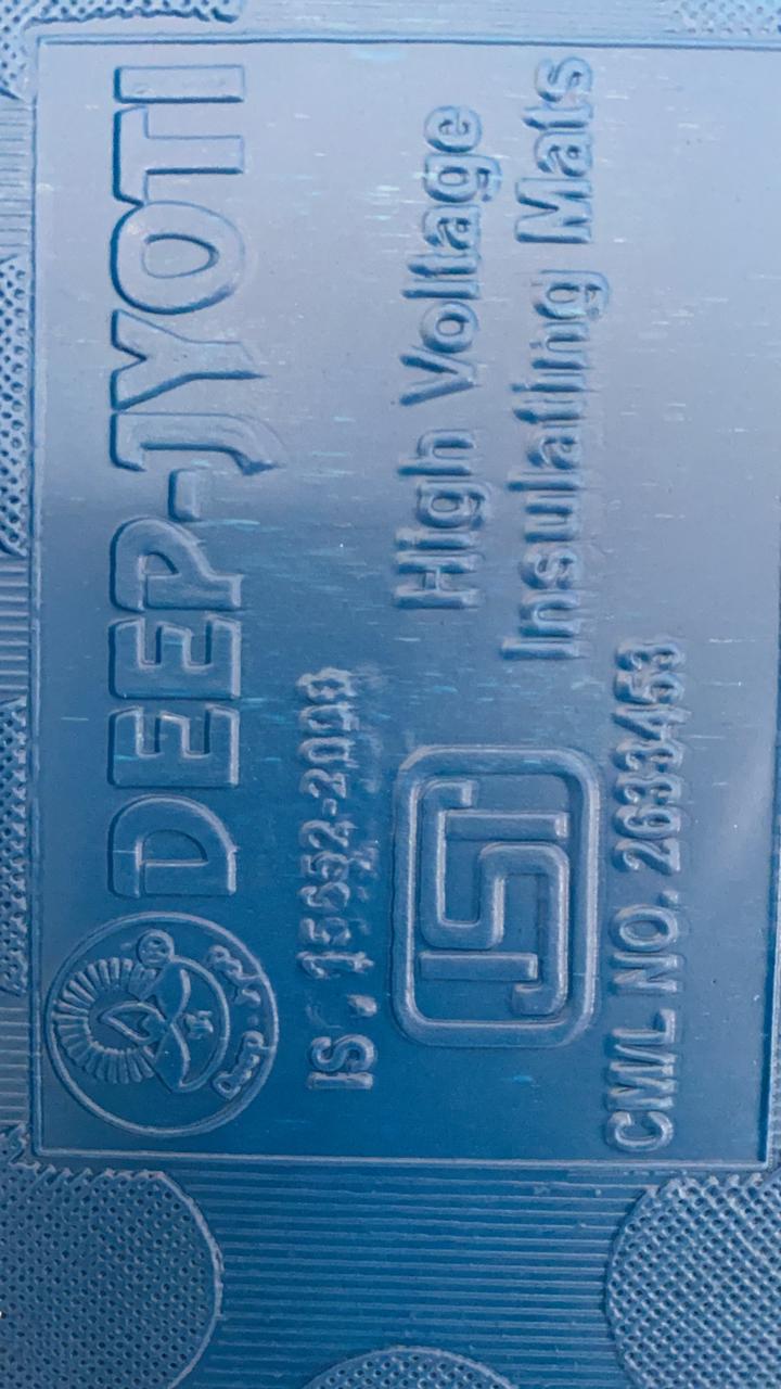 DEEP-JYOTI Blue Electrical Rubber Mats 10 m_2