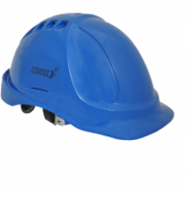 Udyogi ABS Blue Chin Strap Safety Helmets 6000LRX_0