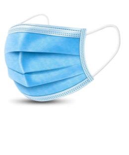 Udyogi 3 Ply 100% PP Nose Masks Standard Blue_0
