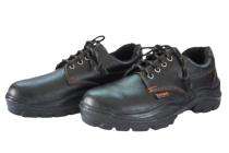 Prime TAVASYA A Real Leather Steel Toe Safety Shoes Black_0