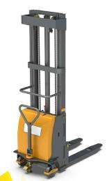 Globus 1500 kg Semi Electric Stacker SE-1522D 2200 mm_0