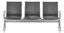 Featherlite Waiting Chairs Aluminium and PU_0