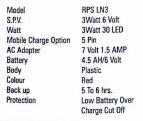 ANPG LED 3 WATT 30 LED Solar Lantern_1