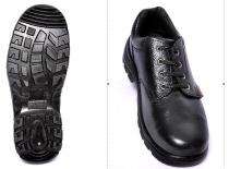 JMB JMBFAI009 Genuine Buff Leather Steel Toe Safety Shoes Black_0