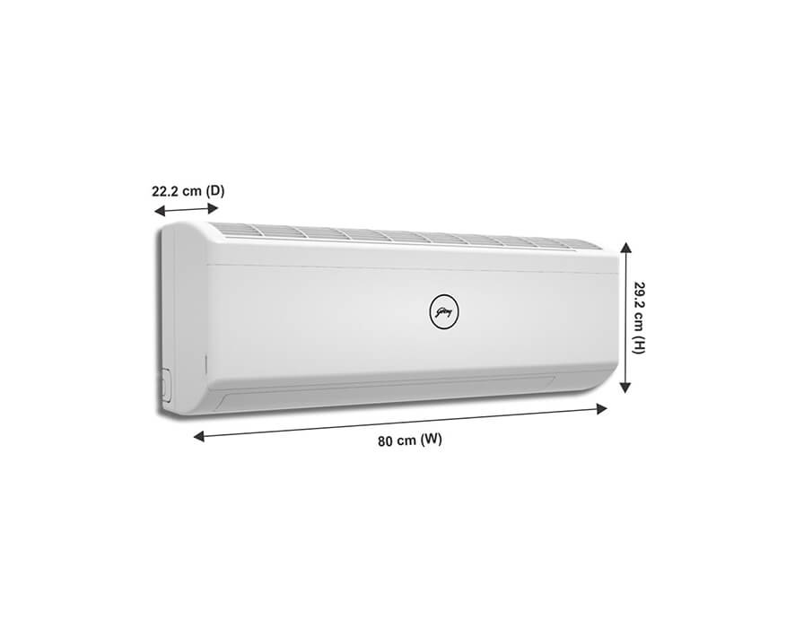 Godrej 1 ton Split Inverter AC 1T GSC 12ITC3-WUA 3 Star White Room Air Conditioner_1