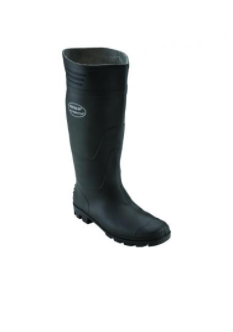 Udyogi ROCKMASTER GUMBOOT W/O Leather Steel Toe Safety Shoes Black_0