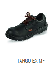 Udyogi TANGO EX MF Leather Steel Toe Safety Shoes Black_0