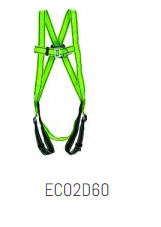 UDYOGI Polyester Full Body Simple Hook Double Rope Safety Harness Free Size_0