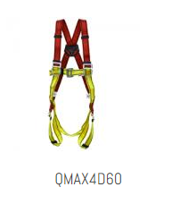 UDYOGI Polyester Full Body Simple Hook Double Rope Safety Harness Free Size_0