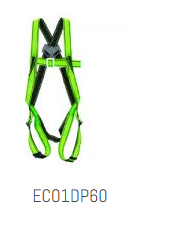 UDYOGI Polyester Full Body Simple Hook Double Rope Safety Harness Free Size_0
