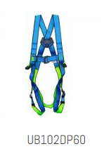 Buy Polyester Full Body Simple Hook Double Rope Safety Harness M
