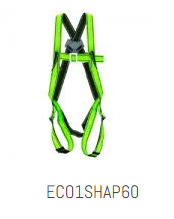 UDYOGI Polyester Full Body Simple Hook Double Rope Safety Harness Free Size_0