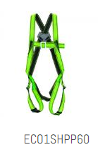 UDYOGI Polyester Full Body Simple Hook Double Rope Safety Harness Free Size_0