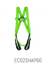 UDYOGI Polyester Full Body Simple Hook Double Rope Safety Harness Free Size_0
