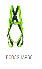 UDYOGI Polyester Full Body Simple Hook Double Rope Safety Harness Free Size_0