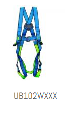 UDYOGI Polyester Full Body Simple Hook Double Rope Safety Harness Free Size_0
