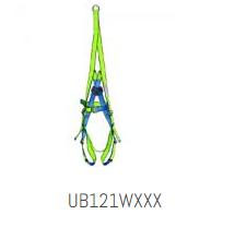 UDYOGI Polyester Full Body Simple Hook Double Rope Safety Harness Free Size_0