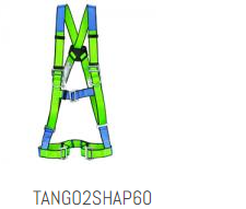 UDYOGI Polyester Full Body Simple Hook Double Rope Safety Harness Free Size_0