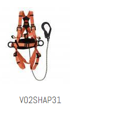 UDYOGI Polyester Full Body Simple Hook Double Rope Safety Harness Free Size_0