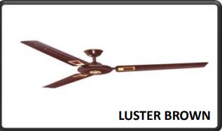 Vedanta Regular 1200 mm 3 Blades 50 W Ivory, Luster Brown Ceiling Fans_1