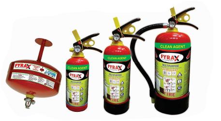 Buy Fyrax 4 Kg Clean Agent Fire Extinguishers Online At Best Rates In 