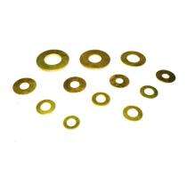 Zenith 3 - 56 mm Plain Washers Brass Silver Plated_0