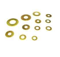 Zenith 3 - 56 mm Plain Washers Brass Electroplated, Metal Coated_0