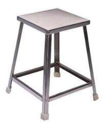 Stools Attendant Stainless Steel Silver_0