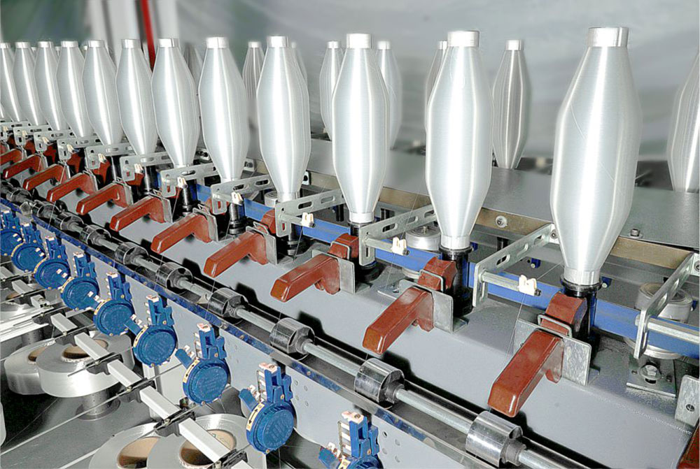 Aakash PLC Servo COPS Winder TFO Yarn Twisting Machine Servo COPS Winder upto 160 spindles upto 8 sections_1