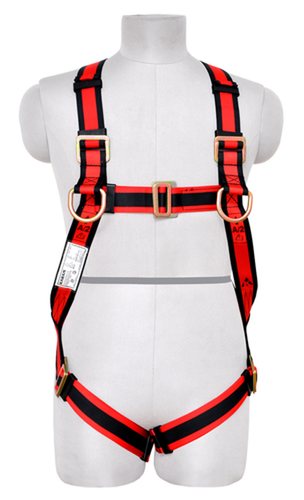 Polypropylene Full Body Two Chest D-Ring Safety Harness 2 m_0