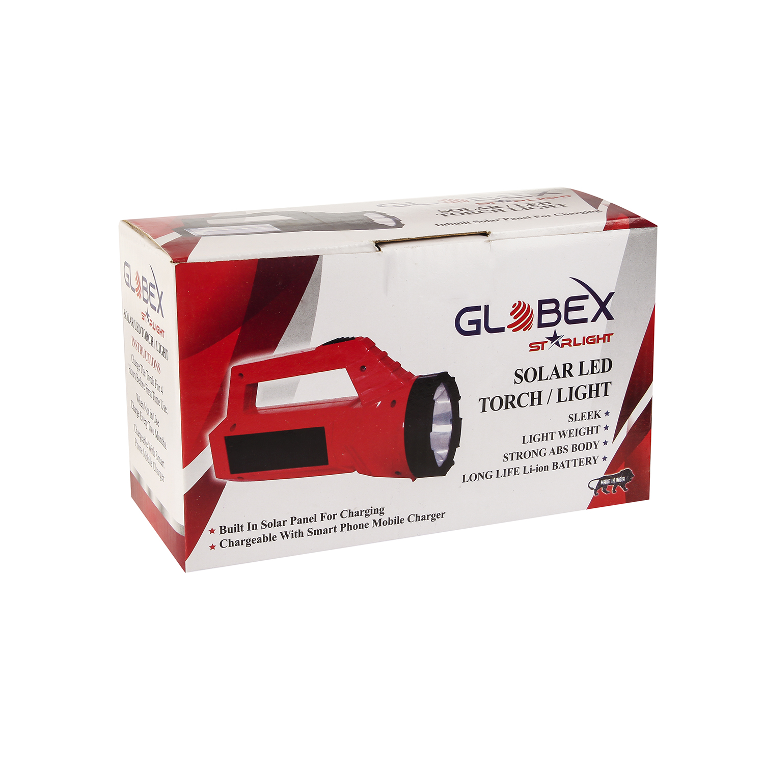Globex GLOBEX-TorchLight-001 Lithium Ion Black 3.94 in Torch_2