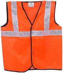 Cotton Safety Jackets Standard Without Sleeves Orange_0