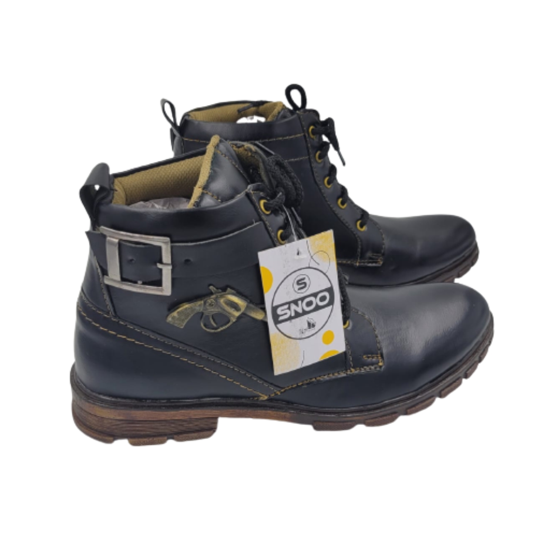 SNOO Leather Ankle Boots 10_2