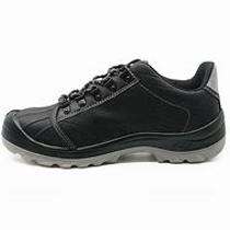Leather Steel Toe Safety Shoes Black_0