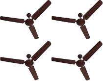 USHA 1200 mm 3 Blades 72 W Brown Ceiling Fans_0