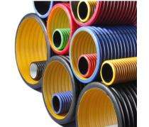 GEMINI HDPE Double Wall Corrugated Electrical Conduit 6 m_0