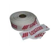 UTS 1 - 3 inch Non Adhesive Polyethylene Warning Tape 0.05 mm Red and White_0