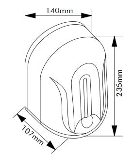 HygieniCARE Wall Mounted Automatic Sanitizer Dispenser_2