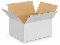 7 Ply 10 x 10 x 10 inch 1 - 100 kg White Corrugated Boxes_0
