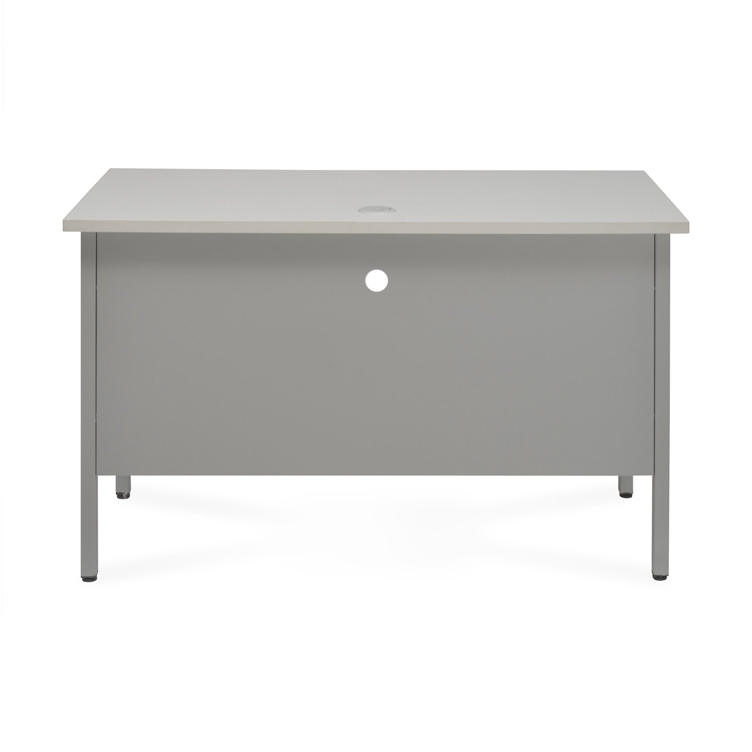 Nilkamal Counter Office Tables Grey Pre Laminated Particle Board_1