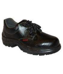 Karam Leather Steel Toe Safety Shoes Black_0
