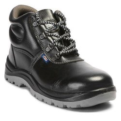 Allen Cooper AC-1008 Leather Steel Toe Safety Shoes Black_0