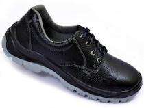 Allen Cooper AC-1177 Leather Steel Toe Safety Shoes Black_0