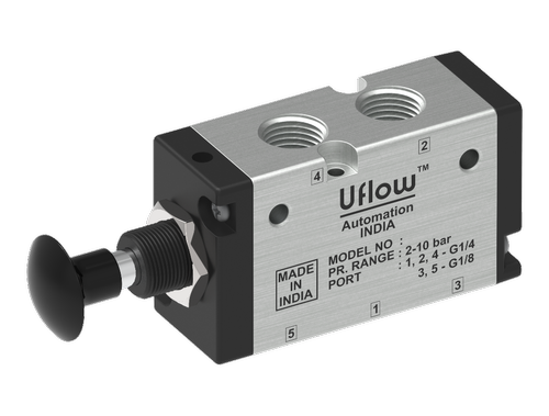 Uflow Stainless Steel 1,2,4 - G1/4, 3, 5 - G1/8 Pneumatic Solenoid Valves_0