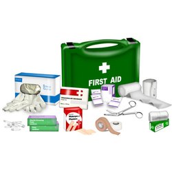 H M Industrial Professional 22 x 20 x 10 cm Green First Aid Box_1