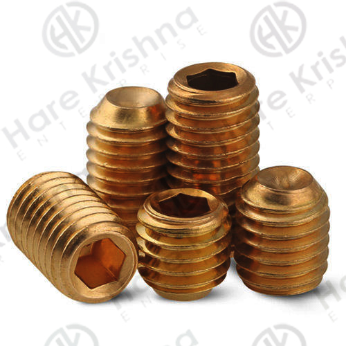 Harekrishna Brass M8 Grub Screw 10 mm BS 3643,BS 57,BS 93,IS 1367_1