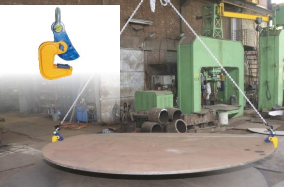 Heben Industries 5 Tons Horizontal Plate Lifting Clamps HPC H2 Alloy Steel 0 - 40 mm_1