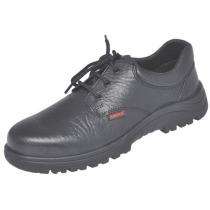 Karam FSO5 Full Grain Leather Steel Toe Safety Shoes Black_0