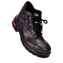TIGER Leather Steel Toe Safety Shoes Black_0